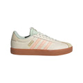 adidas Women's VL Court 3.0 Shoes - Wonder White / Powder Coral / Linen Green