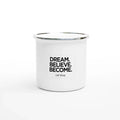 White 12oz Enamel Mug