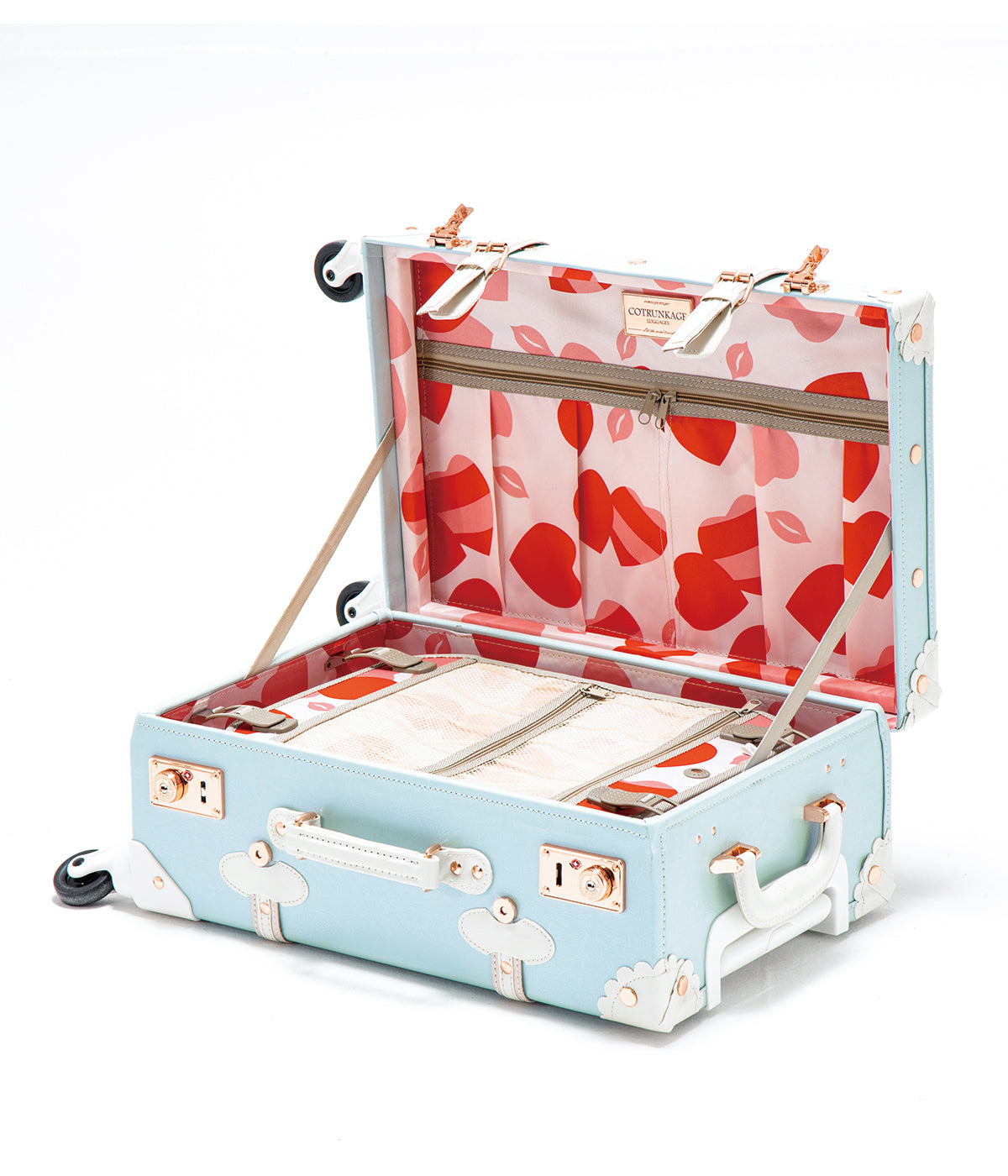 Minimalism 3 Pieces Luggage Set - Sky Blue's