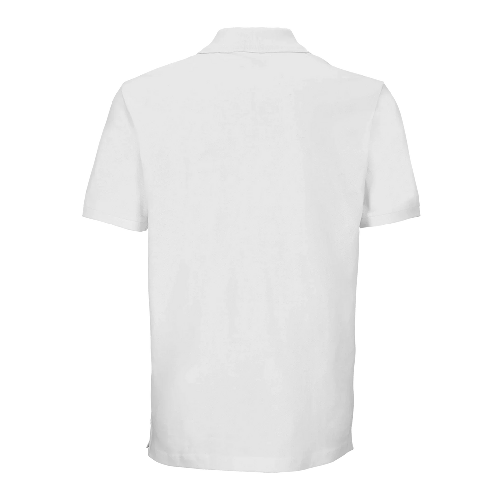 Store Logo Unisex Organic Polo Shirt Comfortable Fit | SOL'S Pegase 04242 White