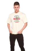 MALIBU Men's Bamboo Viscose/Organic Cotton Short Sleeve Graphic T-Shirt