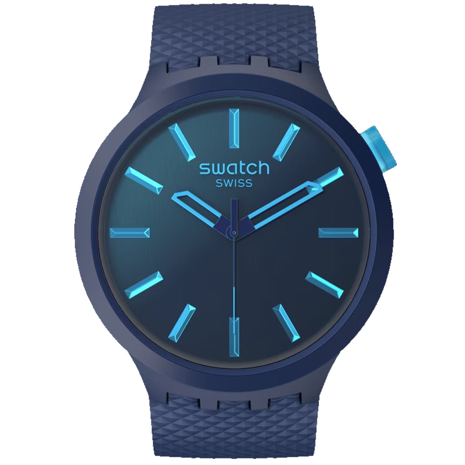 Swatch Men's Big Bold Essentials Indigo Glow